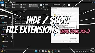 How to Show or Hide File Extensions on Windows 11