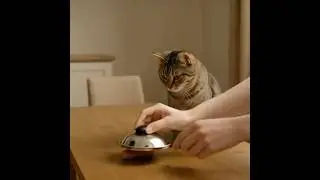 Такое волшебство нам не по нраву, верните сосиску 🌭  #aianimation #fluffycat #aikittens #kittens