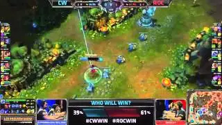 CW vs ROC   2014 EU LCS Summer W7D1 HD