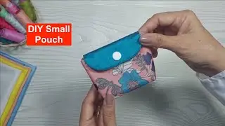 Quick & Easy Sewing Tutorial : DIY Coin Pouch, Purse Bag, Card Holder Wallet, and Mini Wallet