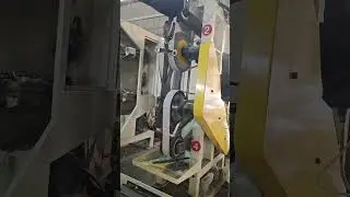 FANUC robot cell for grinding polishing deburring and satin sanding Bicycle parts