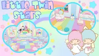 Little Twin Stars 4th Floor Speedbuild | Roblox My Hello Kitty Cafe Ideas | Riivv3r
