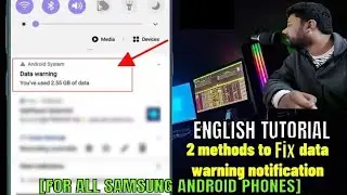 Android System Data Warning Samsung || How To Remove Data Warning Notification In Samsung Android