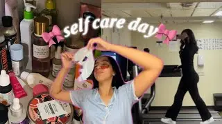روتين عنايتي ببشرتي ✨🧴 وشعري 💆🏻‍♀️🎀 وجسمي 🧘🏻‍♀️🤸Self Care Day 💅