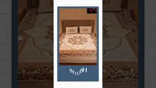 3 Pcs King Size Multani Bedsheet. #bedding #onlineshopping #trending