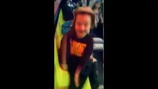 Jerry showing some moves at Sissy's (Elliott) skating party on 2011-12-29