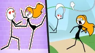 THROUGH THE WALL vs DRAW FLY - Best Levels New UPDATE Satisfying Stickman Mobile Gameplay ASMR ios