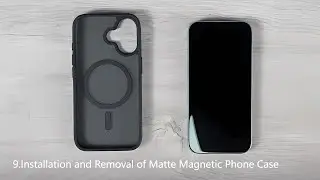 9.Installation and Removal of Matte Magnetic Phone Case #fntcase