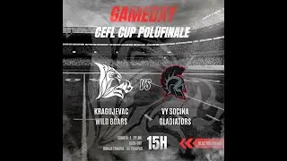 CEFL CUP Semifinals: Wild Boars vs Vysocina Gladiators