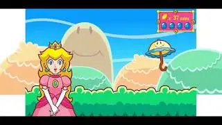 Super Princess Peach - Parasol Fall (Nintendo Flash Game)