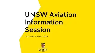 2025 UNSW Aviation Information Session