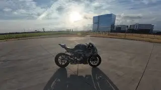 BMW S100RR Akrapovic Exhaust Sunrise Ride get Lost With Me | Pure Sound No Commentary