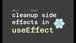 ريأكت بالعربى  [useEffect cleanUp function]