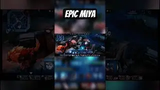Miya epic Gameplay | First Blood Kill & No Mercy After! 🔥 Mobile Legends