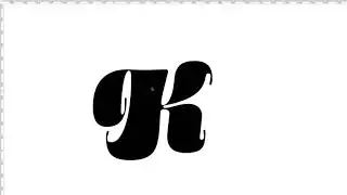 K from Ohno Blazeface Italic Timelapse