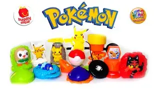 2019 Pokemon Asia McDonald's Happy Meal Set of 8 Toys