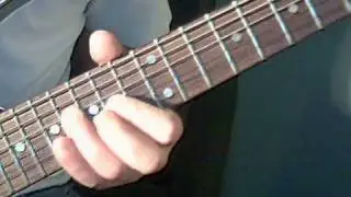 Video Lesson to the guitar solo of There Was A Time