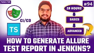 #94 How to Attach Allure Test Report to Jenkins | Playwright with Allure Test Report