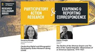 Research Colloquium Series: Participatory Action Research and Examining & Reporting Correspondence