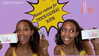 Billie Razor Review for THICK/COARSE Hair: Does Billie work for all hair types? NOT SPONSORED