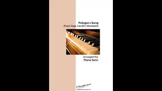 Pelagia's Song (from Captain Corelli's Mandolin) arranged for Piano Solo