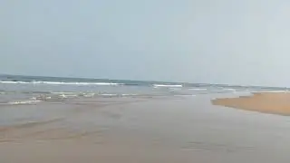 Ocean and river merge point 