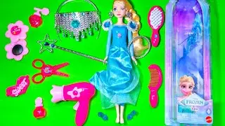 Unboxing Mattel Disney Frozen Elsa Playset Collection | Cozy Disney Doll | Review Toys | ASMR