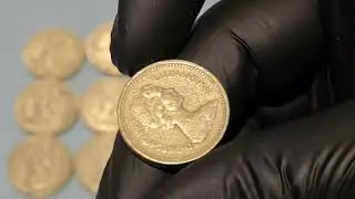Монеты номиналом один фунт 1983 года с изображением королевы Елизаветы II || Англия