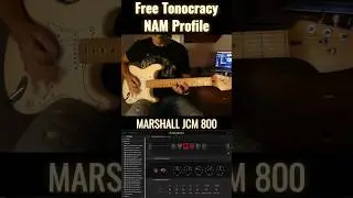 Free Tonocracy NAM Profile | Marshall JCM 800 | 80s Iconic Guitar Riffs #shorts