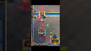 Noob VS Pro in Clash Royale #clashroyale #funny #viral