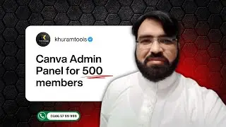 Canva Pro Education Admin Panel for 500 in Pakistan