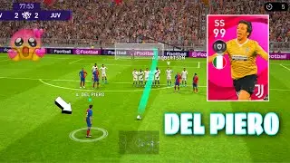 Iconic Moment Player Review DEL PIERO 99 Rated & Nedved Pes 2021 Mobile