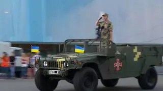 Репетиция парада к Дню Незалежности. 18.08.2017