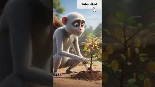 Monkey&rsquo;s Magical Money Tree and the Angry Grandmother | Emotional 3D Animated Story #monkey #viral