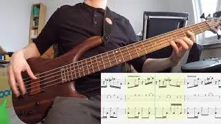 GrooveCell - Bass & Drum Grooves - funk_0014 (Video + Score) - 95 bpm - 4/4