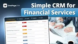 A Simple CRM for Financial Services, Accounting & Insurance | 2026