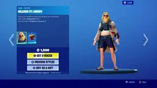 *NEW* RELAXED FIT JONESY SKIN IN FORTNITE! (DAD BOD JONESY)