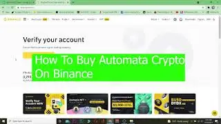 How To Buy Automata Crypto Coin (ATA) On Binance (2021)