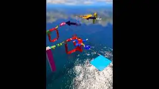 SPIDER MAN Takes on Spiral Bridge Stunt Ride on Motorcycleالخارقين على القضبان دوامة قمع جس #shorts