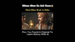 Desi Ghee Real vs Fake 😤🔥 3 Easy Tests (Old-Time Bilona Story) #Shorts