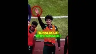 Ronaldo Jr With Ronaldo.. 😮&zwj;💨
