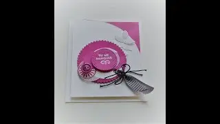 Stampin' Up! Oh So Eclectic Stamps using Berry Burst, Pretty Label Punch