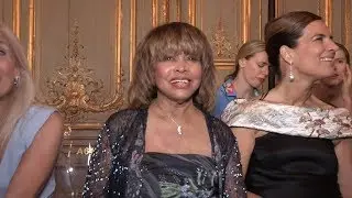 Tina Turner, Erwin Bach and more at Giorgio Armani Prive HC SS 19 in Paris