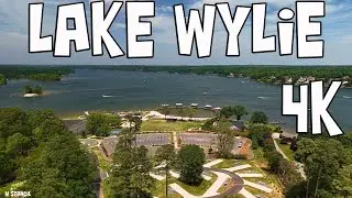Lake Wylie 4K / One of Charlotte's Best Lakes  (DJI Mavic Air 3S Drone Footage) on NC / SC Border!
