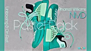 Pharrell NMD Mint Green Pastel Color Pack Unboxing and On Feet Review | Adidas Pharrell NMD On Feet