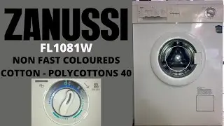Zanussi Nexus FL1081 Washing Machine - [D] Non Fast Coloureds Cotton - Polycottons 40