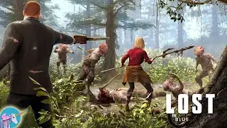 Lost in Blue Survive the Zombie Islands gameplay