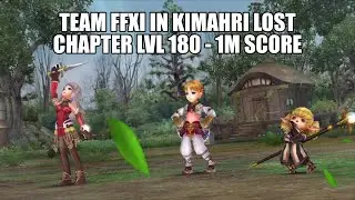DFFOO Kimahri Lost Chapter Lvl 180 Team FFXI locks down some Osteoaevis - 1M Score, 52 turns