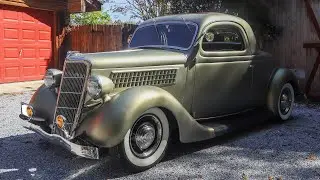 1935 Ford Model 48 3-Window Coupe Hot Rod Walk-around Video