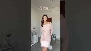 Pink winter dress 🧸🌸 #youtubeshorts #winterdress #cutedress #shorts #pinkdress #fypシ